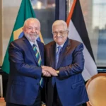 Lula e Mahmoud Abbas. Foto: Divulgação