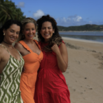 Mônica Carvalho (Sara), Danielle Winits (Lia) e Michele Muniz (Leia) em Maragogi. Foto: Bruno Carvalho