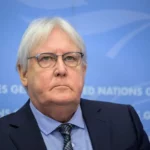 Martin Griffiths, subsecretário-geral das Nações Unidas para Assuntos Humanitários, em 10 de janeiro de 2022 [Fabrice Coffrini/AFP via Getty Images]