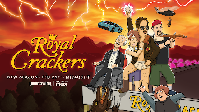 HBO MAX e adult swim estreiam a segunda temporada de 'Royal Crackers' em março
