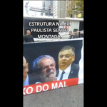 Bolsonaristas atacam ministros, STF e Lula na Paulista. Foto: Reprodução