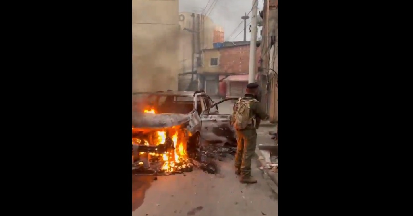 Imagens da operação policial. (Foto: Reprodução)