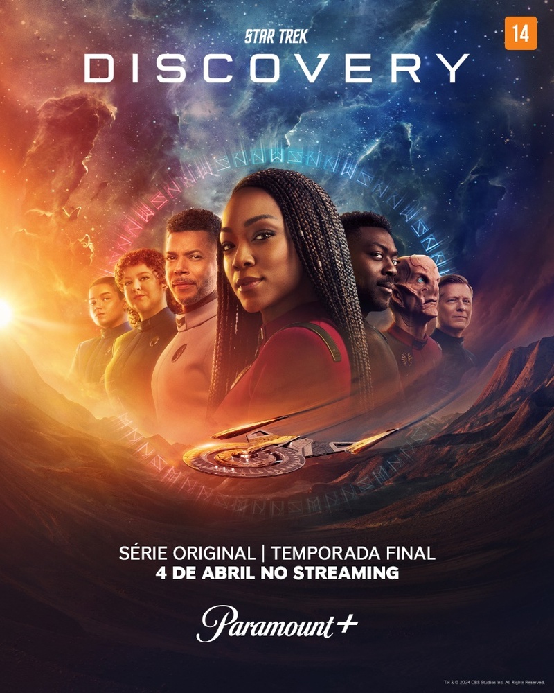 Dos Estúdios CBS, A Quinta E Última Temporada De STAR TREK: DISCOVERY Estreará Com Dois Episódios No Dia 4 De Abril, Com Exclusividade, No Paramount+