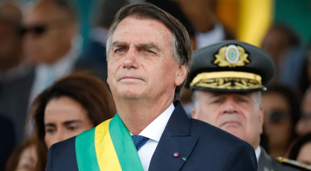O ex-presidente Jair Bolsonaro durante sua posse. Foto: Alan Santos/PR