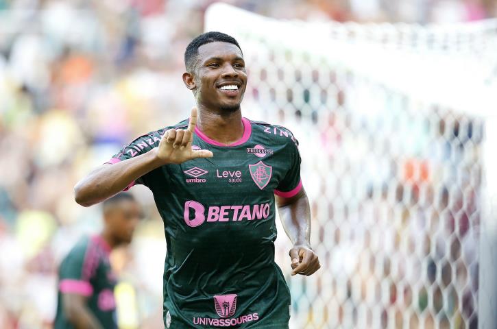 Lelê marcou o gol do triunfo do Flu (Crédito: Úrsula Nery/Agência FERJ)