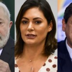 Lula, Michelle Bolsonaro e Tarcísio de Freitas – Reprodução