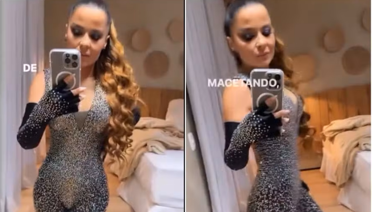 Maiara com look de Ivete Sangalo (Crédito: Reprodução/Instagram)