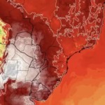 Massa de ar quente vai elevar as temperaturas acima dos 40ºC em diversas regiões da Argentina. Foto: Reprodução/MetSul