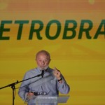 Presidente Luiz Inácio Lula da Silva discursa durante evento da Petrobras. Foto: Domingos Peixoto