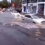 Ruas do Valqueire, no Rio de Janeiro ficaram alagadas - Foto: Reprodução das Redes Sociais