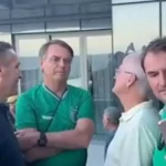 O ex-presidente Jair Bolsonaro em evento em Balneário Camboriú, SC. (Foto: Reprodução)