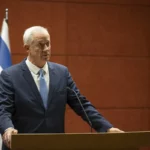 Foto: Presidente do Partido da Unidade Nacional de Israel, Benny Gantz [Muhammed Selim Korkutata/Agência Anadolu]