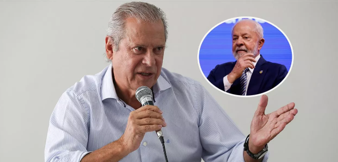 José Dirceu e Luiz Inácio Lula da Silva (Foto: Lula Marques I Johanna Geron – Reuters)