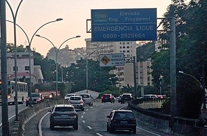 O Elevado Paulo de Frontin será fechado para manutenção de rotina - Arquivo/Prefeitura do Rio