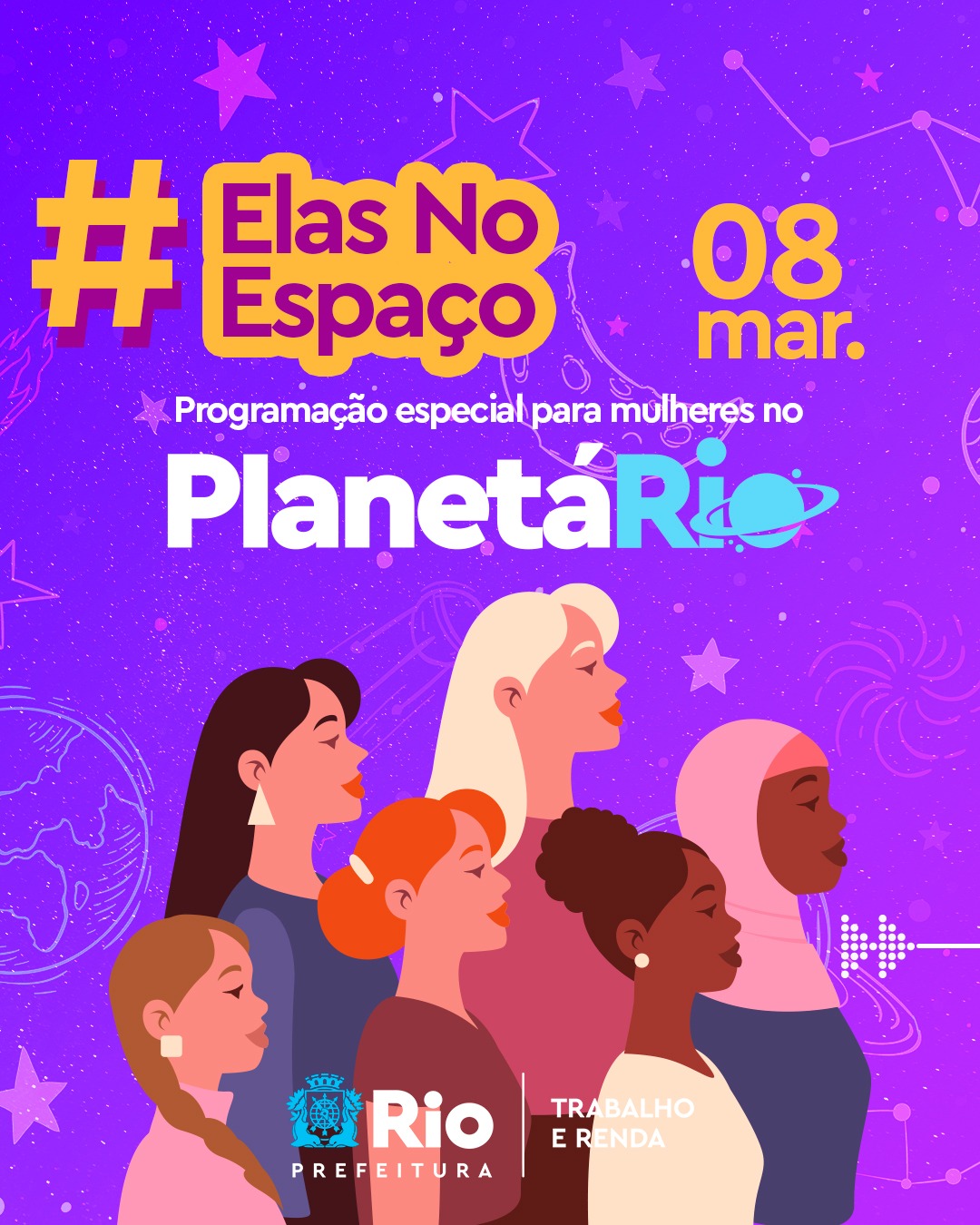 Planetário do Rio celebra o Dia Internacional da Mulher com entrada grátis só para elas