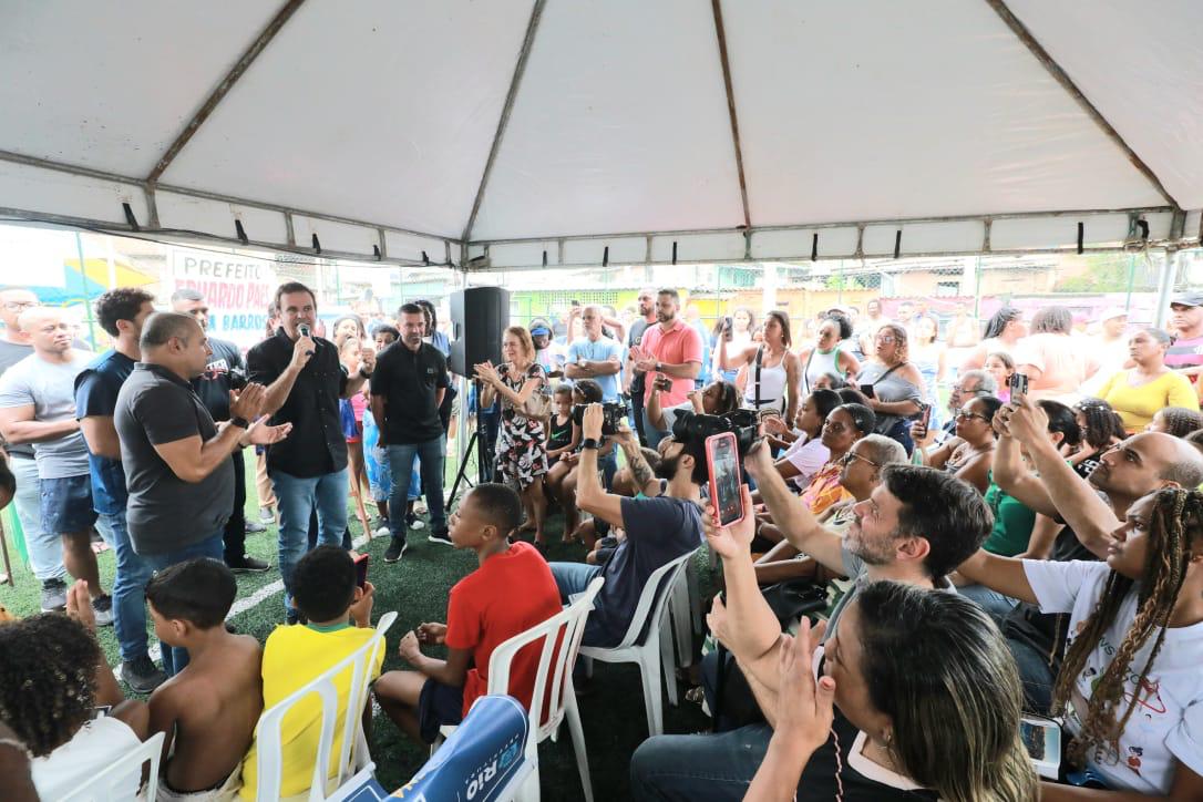 O programa Morar Carioca na Favela da Lagartixa - Marcos de Paula / Prefeitura do Rio