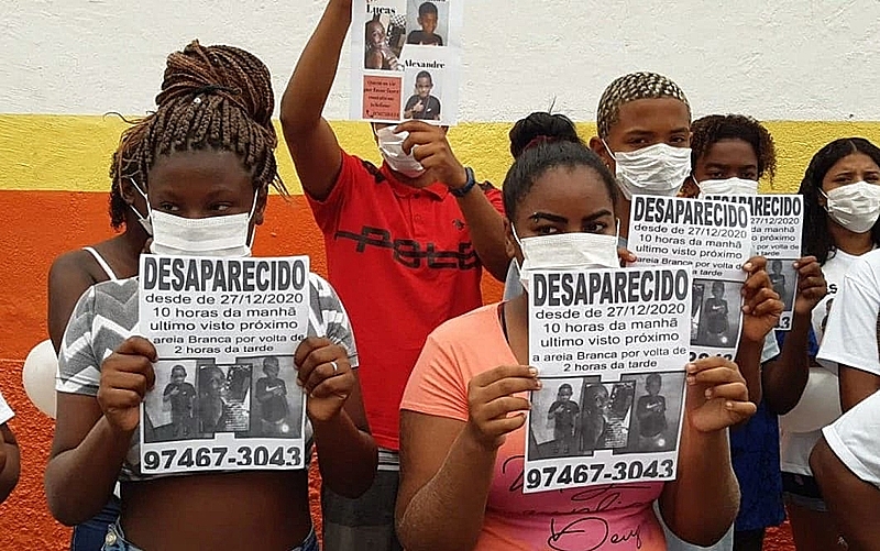 Desaparecimento forçado não é um crime tipificado, logo não há estatísticas relativas a essa ocorrência no país - Mundo Negro