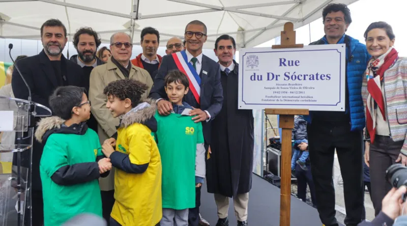Inauguração contou com a presença de Raí, irmão de Sócrates, e do presidente da Embratur, Marcelo Freixo - Renato Vaz/Embratur