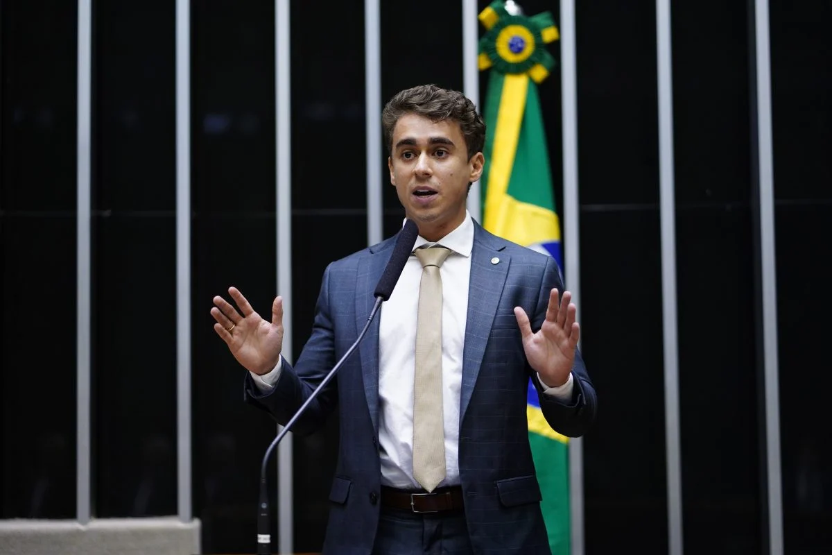 O deputado bolsonarista Nikolas Ferreira (PL-MG). Foto: Pablo Valadares/Agência Câmara