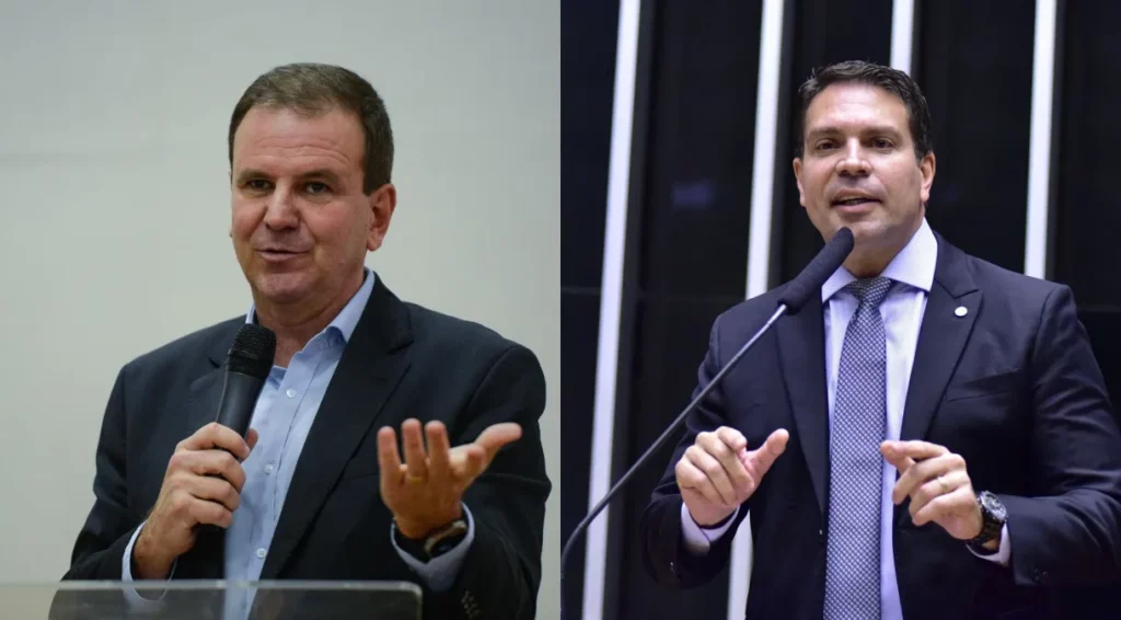 Eduardo Paes e Alexandre Ramagem Tomaz Silva/Agência Brasil/Zeca Ribeiro/Câmara dos Deputados