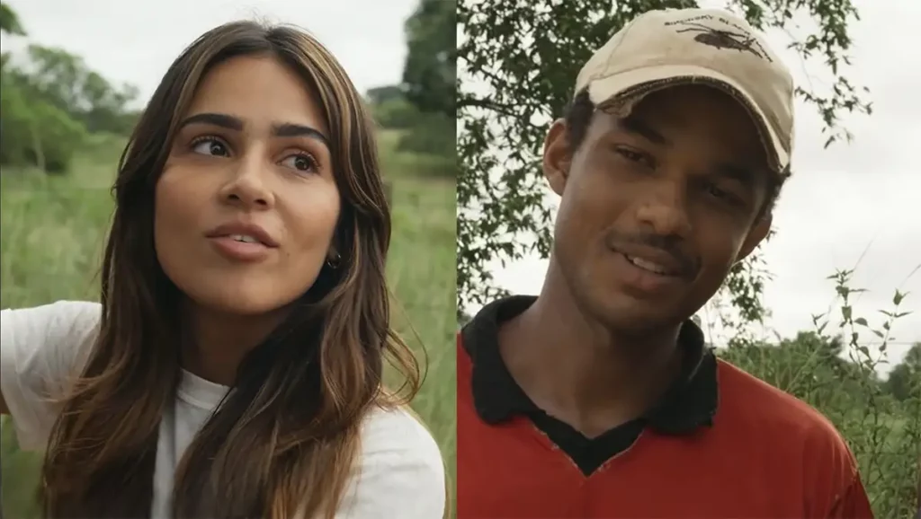 Renascer: Sandra e João Pedro (Foto: Reprodução / Globo)