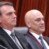 Jair Bolsonaro e Alexandre de Moraes. Foto: Reprodução