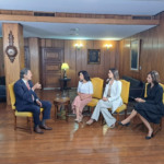 Fernando Haddad, Raquel Landim, Débora Bergamasco e Thais Herédia. Foto: Divulgação/CNN Brasil