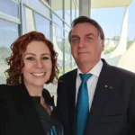 A deputada Carla Zambelli (PL-SP) e o ex-presidente Jair Bolsonaro. Foto: Reprodução