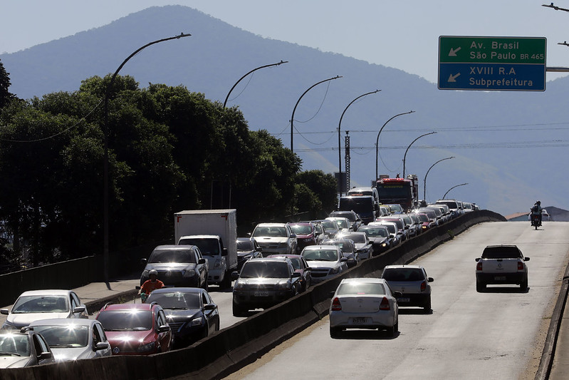 O viaduto Prefeito Alim Pedro passará por reformas dentro das obras do anel viário de Campo Grande - Marcos de Paula/Prefeitura do Rio