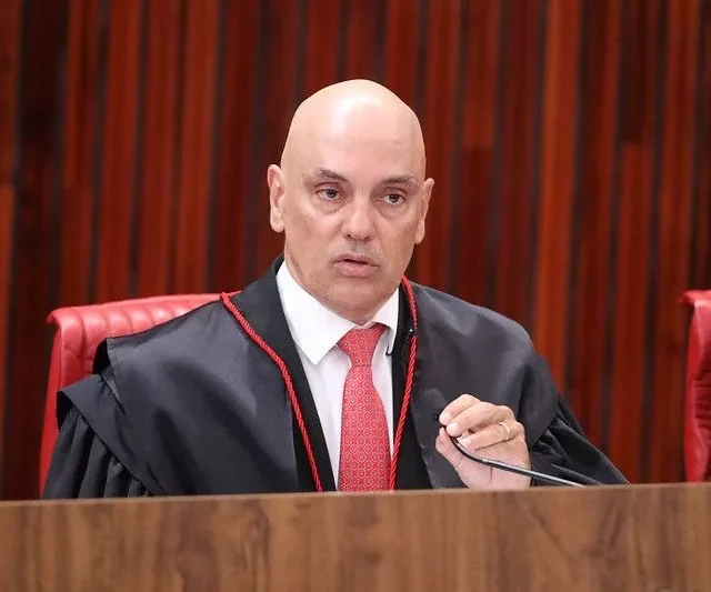 O ministro Alexandre de Moraes, do Supremo Tribunal Federal (STF) 01/02/2024 - Luiz Roberto/Secom/TSE