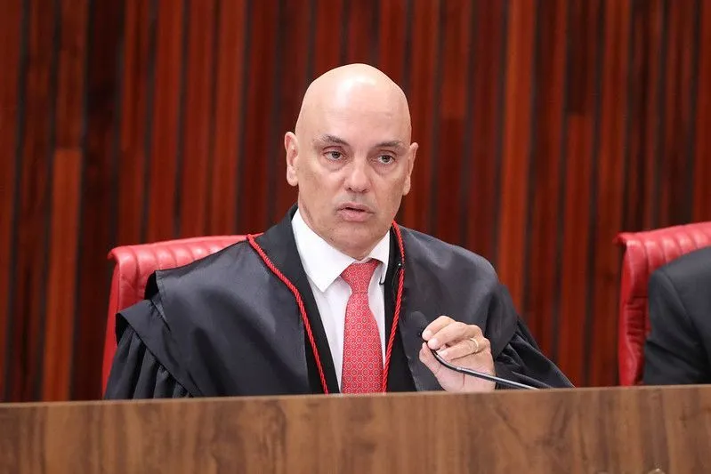 O ministro Alexandre de Moraes, do Supremo Tribunal Federal (STF) 01/02/2024 - Luiz Roberto/Secom/TSE