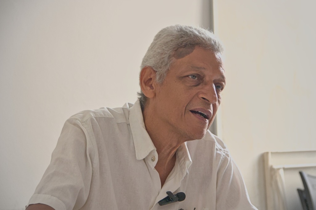 Cyro Garcia em entrevista ao Diário Carioca - Foto Paulo Monteiro 