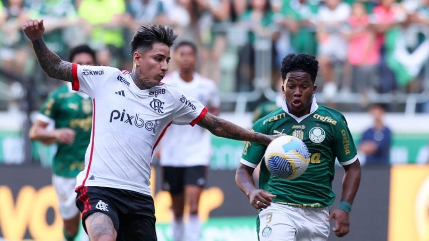 Flamengo empatou em 0 a 0 com o time paulista (Crédito: Cesar Greco/Palmeiras)