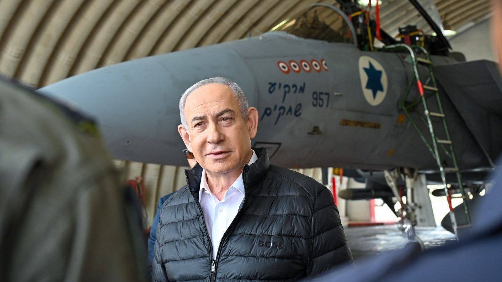 Netanyahu visita a base aérea de Tel Nof. KOBI GIDEON/GPO/DPA