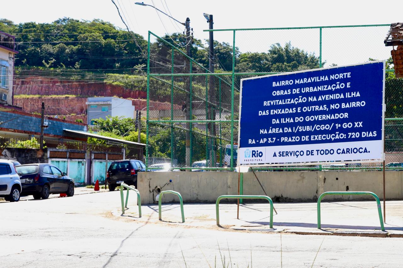 As obras do Bairro Maravilha na Ilha começam na quarta-feira - Rafael Catarcione/Prefeitura do Rio