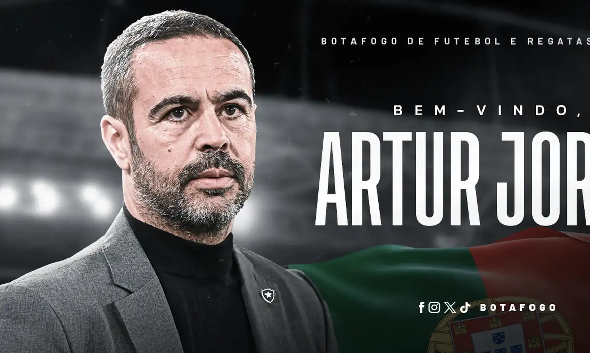 Botafogo anuncia oficialmente a contratação do técnico Arthur Jorge