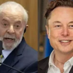 O presidente Lula e o bilionário Elon Musk, dono do X (ex-Twitter). Foto: Reprodução