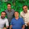 Bolsonaro em jantar do PL no Rio com o governador Claudio Castro, Ramagem e o deputado estadual Anderson Moraes — Foto: Reprodução/Instagram