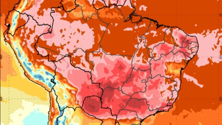 Previsão do tempo para o Brasil indica massa de ar quente para próximas semanas Créditos: Inmet