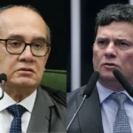 Gilmar Mendes e Sérgio Moro. (Foto: Reprodução)