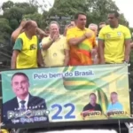 Chiquinho Brazão ao lado de Flávio Bolsonaro em campanha. Foto: reprodução