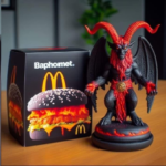 Suposto lançamento de lanche do McDonald's com boneco Baphomet gera polêmica