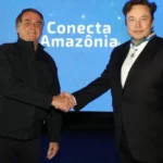 Jair Bolsonaro e Elon Musk. Foto: Reprodução