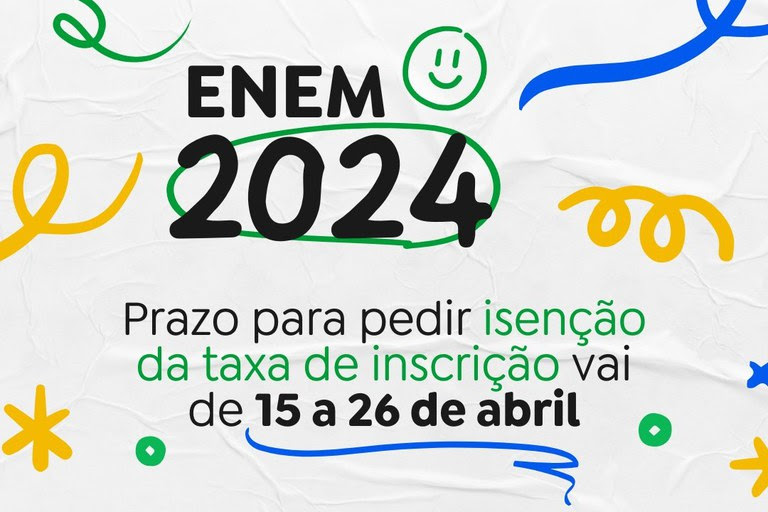 Atenção ao prazo de pedido de isenção para o Enem 2024