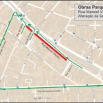 Parque Piedade: esquema de trânsito para a nova etapa da obra na Rua Manoel Vitorino a partir de sábado (04/05)