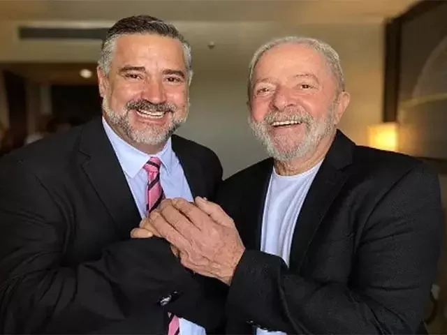 Paulo Pimenta e Lula. Foto: Ricardo Stuckert/PR