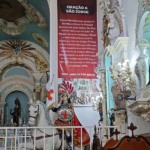 A imagem de São Jorge, na igreja da Praça da República - Ediane Merola / Prefeitura do Rio