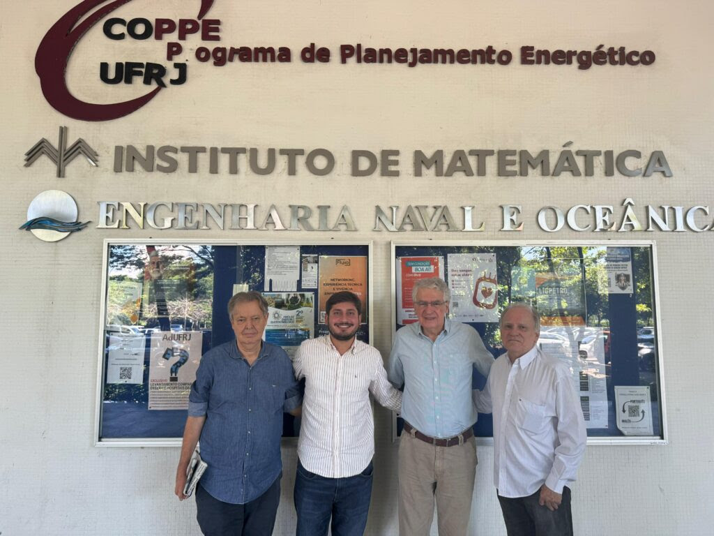 Na foto, Mauro Osório, Andrezinho Ceciliano, Vicente Loureiro e Paulo Canedo

