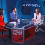 Carol Nogueira, Iuri Pitta e Raquel Lyra no CNN Entrevistas; no ar sábado, 27, às 18h30 - Foto: Divulgação/CNN Brasil