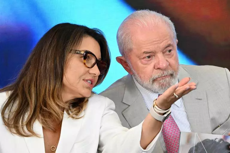 Lula e Janja. Foto: Reprodução